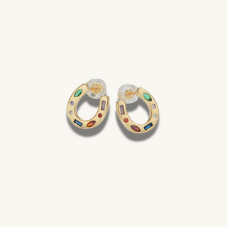 Lila Horseshoe Earrings - It's Especially Lucky LLC