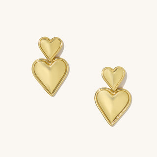 Arianna Heart Earrings - It's Especially Lucky LLC