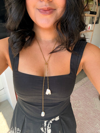 Pearl Gold Chain Wrap
