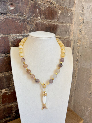 Beaded Fish Necklace - It's Especially Lucky LLC