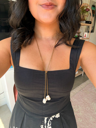 Pearl Gold Chain Wrap