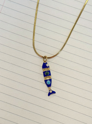 Santorini Fish Necklace