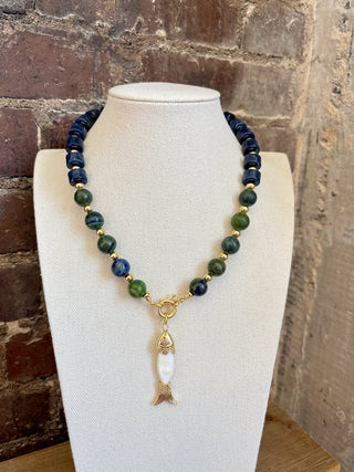 Beaded Fish Necklace - It's Especially Lucky LLC