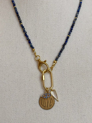 Love Coin Carabiner Necklace