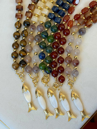 Beaded Fish Necklace - It's Especially Lucky LLC