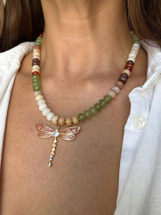 Fall Gem Necklace - It's Especially Lucky LLC