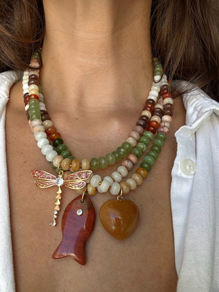 Fall Gem Necklace - It's Especially Lucky LLC