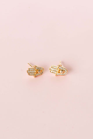 Anahita Hamsa Earring - It's Especially Lucky LLC