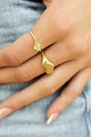 Ayla Heart Ring - It's Especially Lucky LLC