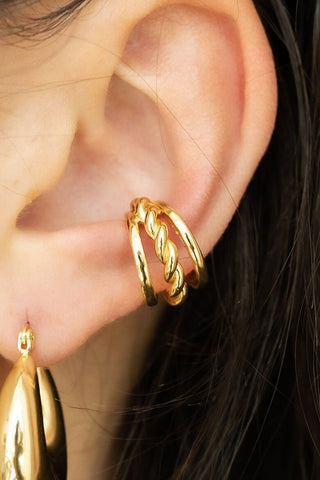 Kayla Twisted Ear Cuff - It's Especially Lucky LLC