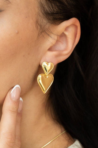 Arianna Heart Earrings - It's Especially Lucky LLC